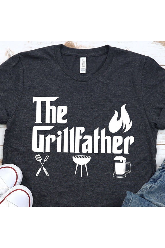Gift Dad, Dad Shirt, Best Dad Shirt, Daddy Tshirt, The Grillfather, Bbq T-Shirt, Fathers Day Gift, Funny Dad Shirt, Husband Gift LIGHT PINK Unisex S-5XL Hot Trending Shirt, Vintage Birthday Gift