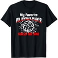 thumbnail image 1 of Gift Dad My Favorite Volleyball Player Calls Me Dad T-Shirt, 1 of 3