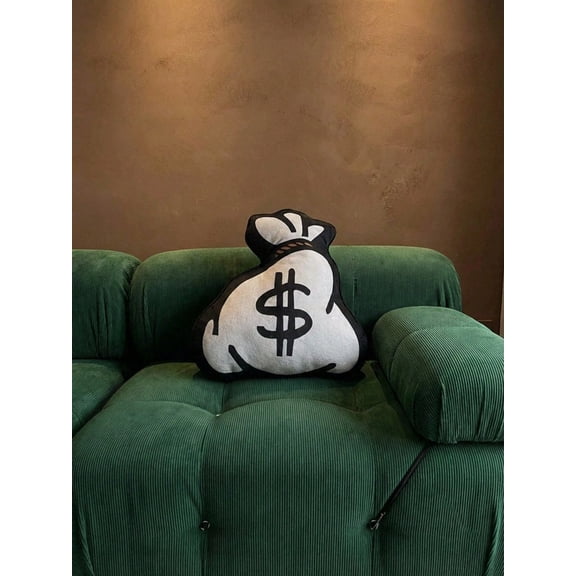 Gift Dollar Sign Money Bag Pillow For Valentine's Day,