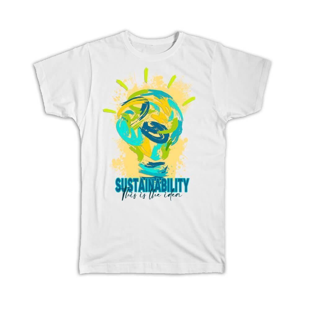 Gift Eco Lamp Earth Ecology Ecological Sustainable Sustainability T ...