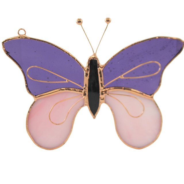 Gift Essentials Butterfly Suncatcher Purple / Pink