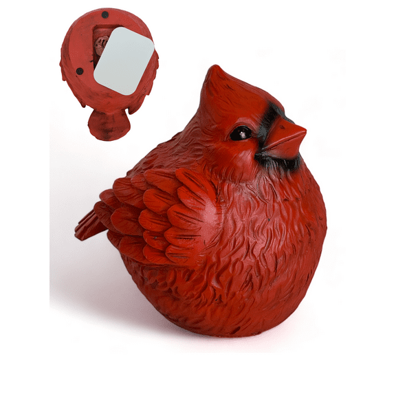 Gift Essentials Cardinal Garden Statue Resin Key Hider for Outdoors