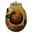 thumbnail image 1 of Gift Essentials Ceramic Indoor Water Fountain Hummingbird Green Water Fountain Decor Plug-In, 1 of 8