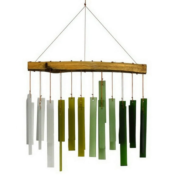 Home & Garden Coral Teal Waterfall Wind Chime Yard Decor Handcrafted Music Geblueg596