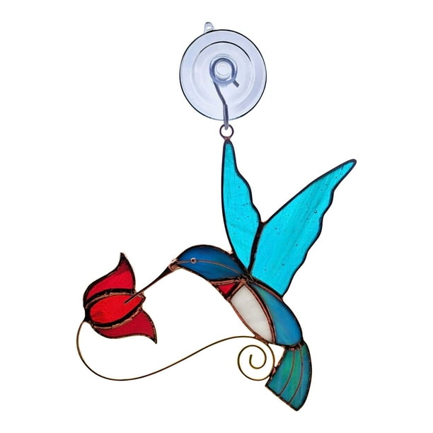 Gift Essentials Hummingbird Suncatcher Stained Glass Window Suncatcher