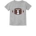 thumbnail image 1 of Gift For 1 Year Old Boy Football Baby Boy 1st Birthday Infant Kids T-Shirt 12M Gray, 1 of 4