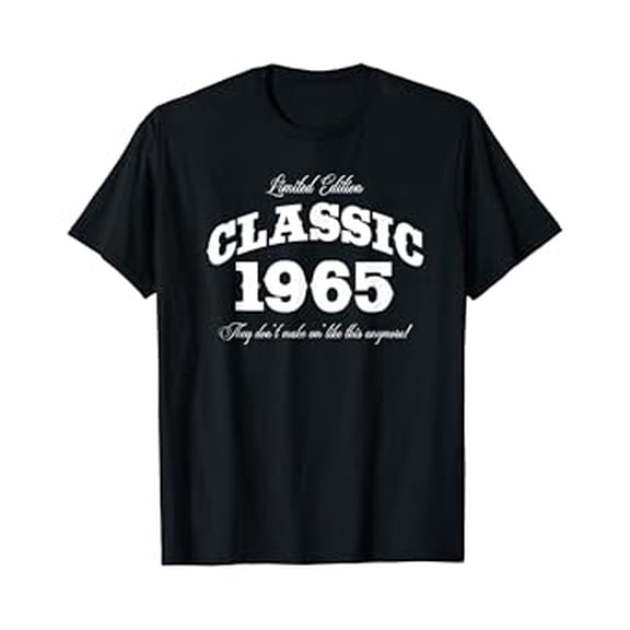 Gift For 55 Year Old: Vintage Birthday Gifts Classic Car 1965 55Th Birthday Hot Trending T-Shirt Unisex S To 5Xl