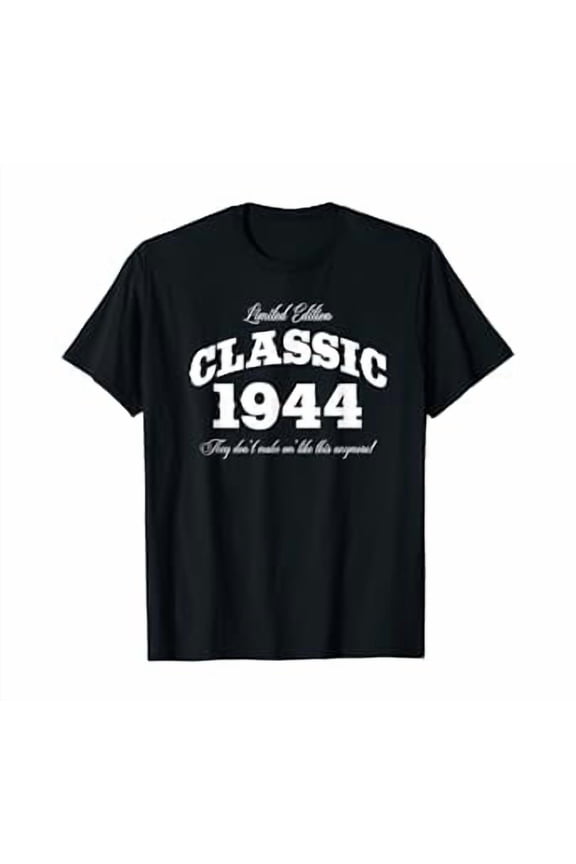 Gift For 76 Year Old: Vintage Birthday Gifts Classic Car 1944 76Th Birthday Vintage T-Shirt Unisex S To 5XL