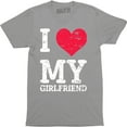 thumbnail image 1 of Gift For Boyfriend I Love My Girlfriend Valentines Gift T-Shirt, 1 of 4
