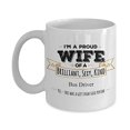 thumbnail image 1 of Gift For Bus Driver, Bus Driver Mug, Wife Coffee mug, Gifts For Wife, 1 of 1