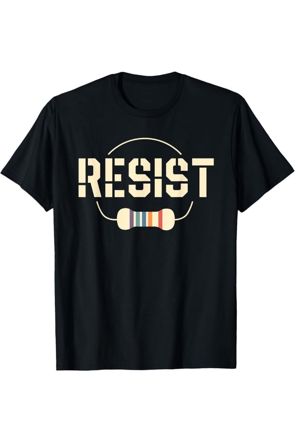 Gift For Electrical Engineer Graduate Men Resist Circuit T-Shirt