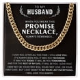 thumbnail image 1 of Gift For Husband - Rest Of My Life, Cuban Link Chain, Stainless Steel or Yellow Gold, Message Card & Gift Box, 1 of 5