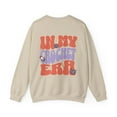 thumbnail image 1 of Gift For Knitting Lover, In My Crochet Era Sweatshirt, Crochet Sweatshirt, 1 of 6