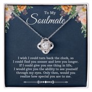 Gift For My Soulmate - You Are Special To Me - Love Knot Necklace - Gift For Soulmate For Birthday Anniversary Christmas Mother's Day Valentines Day