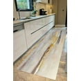 thumbnail image 1 of Gift For The Home Rugs, Customs Rug, Gray And Gold Painting Rug, Modern Rug, Cute Rug, Modern Rugs, Shimmery Rugs, Non-Slip Carpet Rugs, 3.3'x9.2' - 100x280 cm, 1 of 7