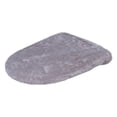 thumbnail image 1 of Gift Giving Clearance! Plush Toilet Lid Cover, Toilet Seat Lid Cover, Elastic Toilet Cover, Washable Bathroom Toilet Cover, for Bathroom Decor, Daily Use (Light Gray, 48 × 60 cm), 1 of 6
