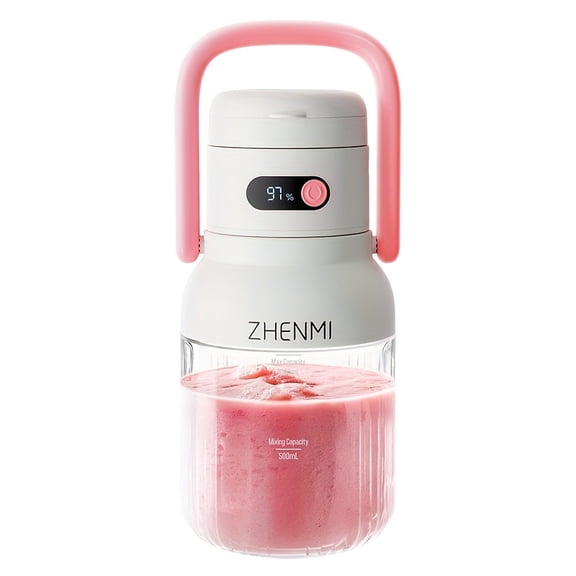 Gift for The Holiday Season: General Cordless Blender, 33Oz Portable Ice Crushing Blender for Smoothies And Shakes, USB Rechargeable (Perfect for Christmas, Thanksgiving, Halloween)
