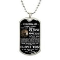 thumbnail image 1 of Gift For Husband - Husband Fathers Day Gift - Gift Form Wife - Husband Birthday Gift - Birthday Gift - Necklace For Husband - Graphic Military Dog Tag Necklace (Optional Personalized Engraving), 1 of 5