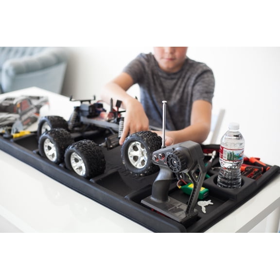 Gift Idea! Heavy Rubber Hobby R/C Car work area, bench mat, tools Tinkertop