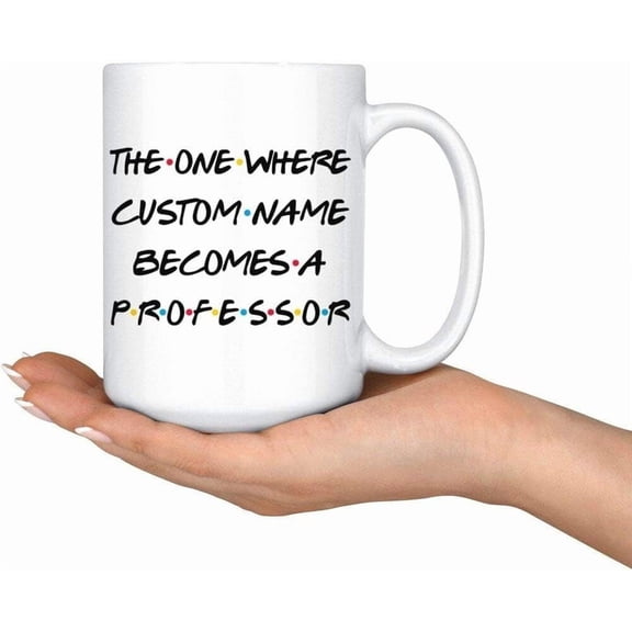 Gift Idea Personalized Professor Graduation Mug, Professor Present, Professor Career Job, Appreciation Gift for Men & Women 11754