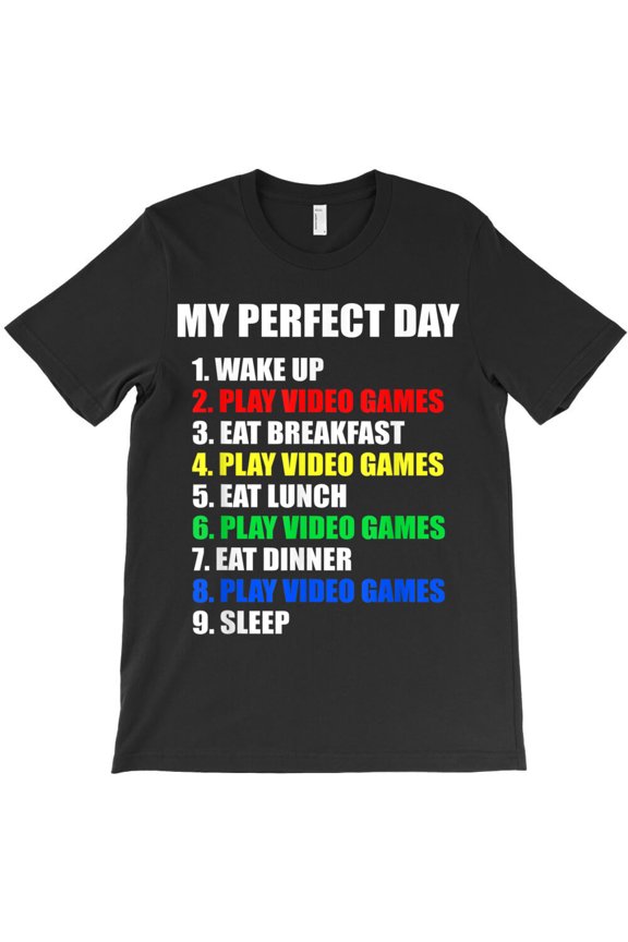 Gift Idea The Perfect Gaming Day Surprise for Gamers Themed Fun and G26785 Unisex T-Shirt, Up to Size 5XL