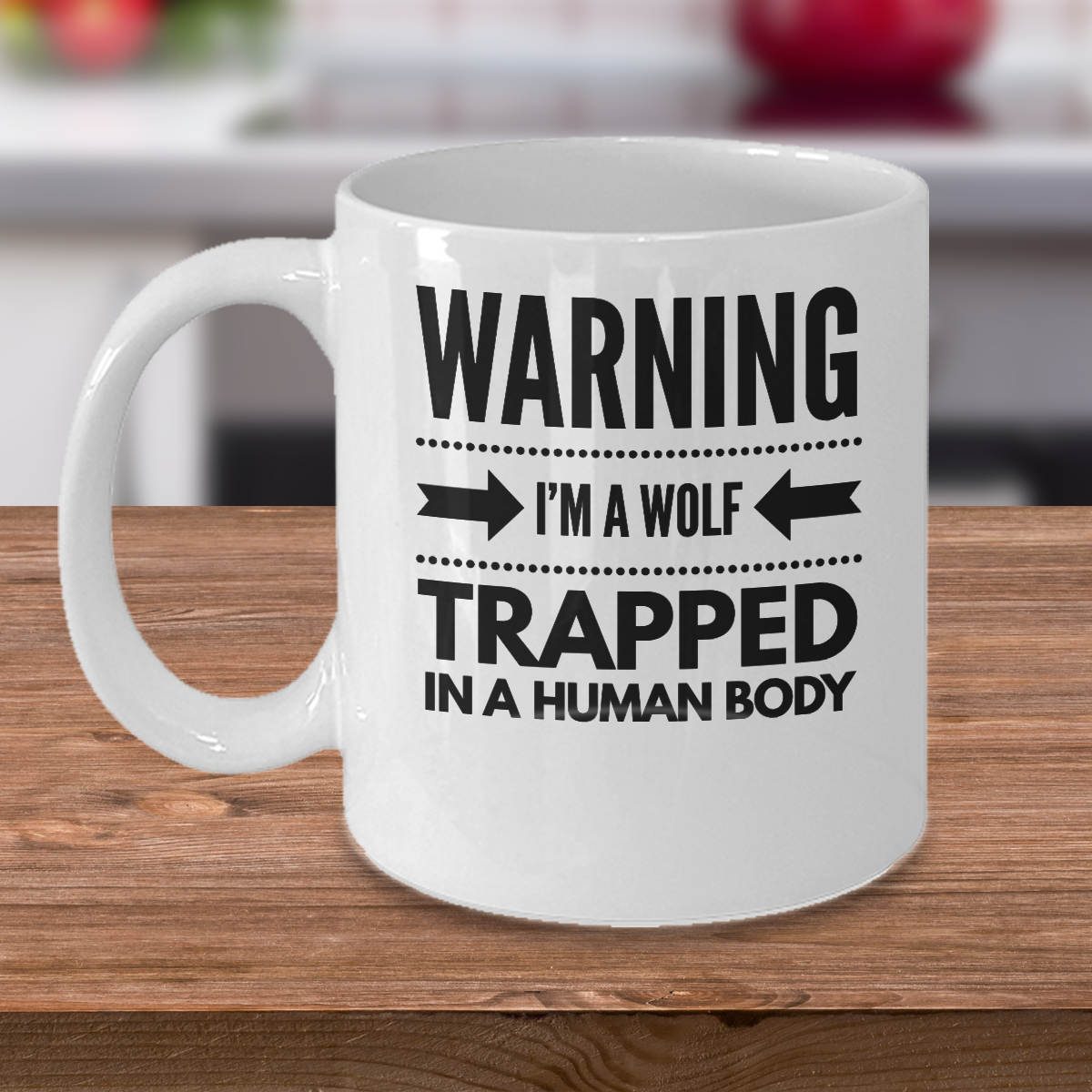 Gift Ideas For Halloween Funny Werewolf Coffee Mug Werewolf Gifts Warning I'm A Wolf