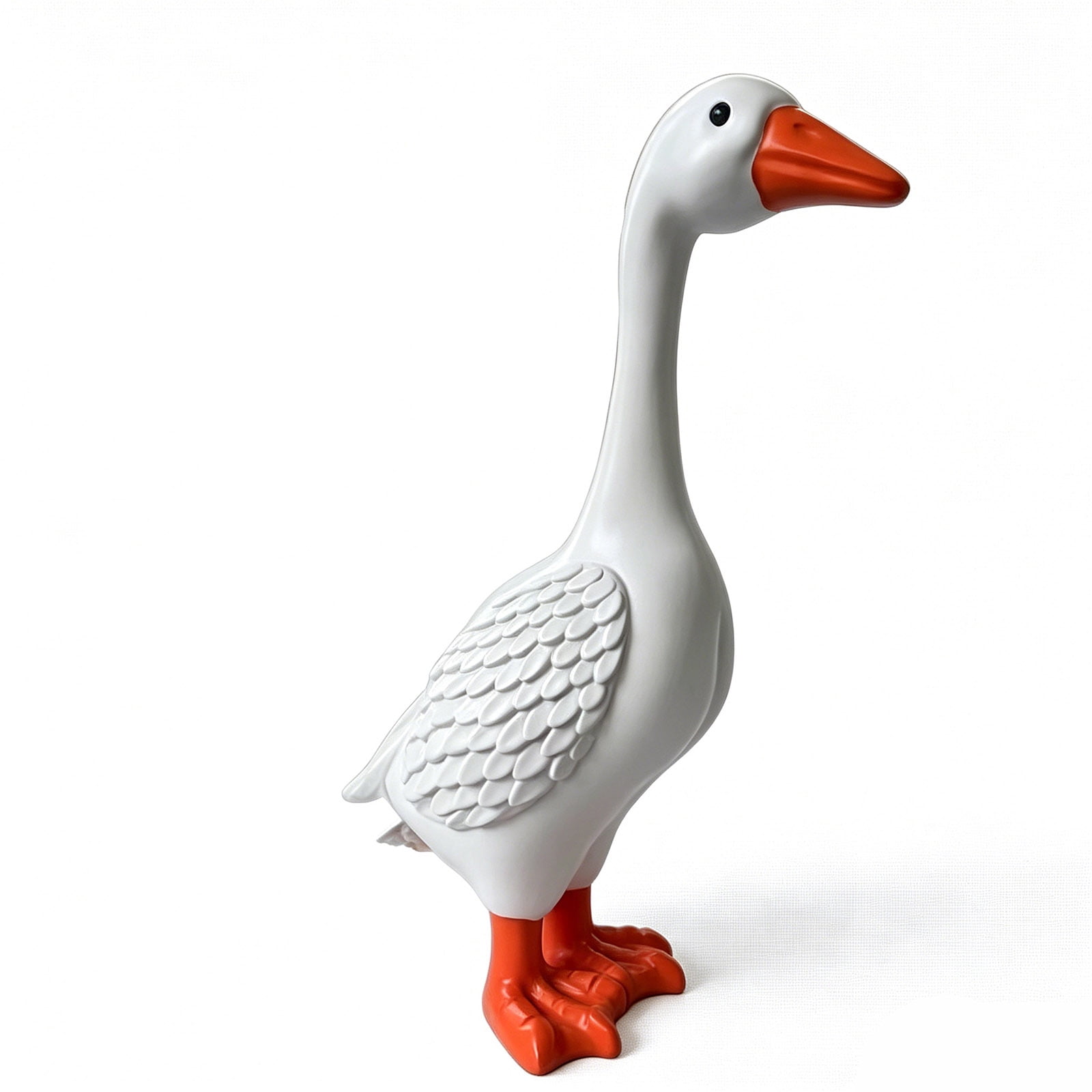 Gift Large Porch Goose Statue, Concrete Garden Lawn Desk Porch Goose Front Decoration