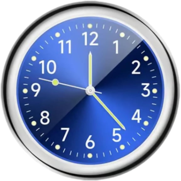 Gift-Luminous Decoration Mini Clock for Car/Motorcycle/Sewing Machine, Luminous Decoration Mini Clock for Car, with Air Vent Clip