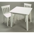 thumbnail image 1 of Gift Mark 3 pc children's square table & chair set w white finish, 1 of 2