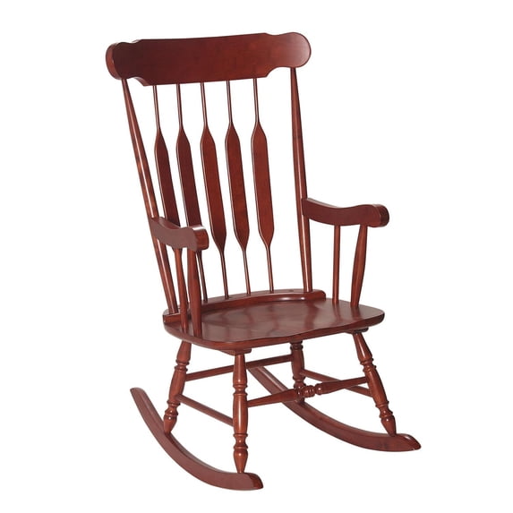 Gift Mark Adult Rocking Chair Cherry Finish