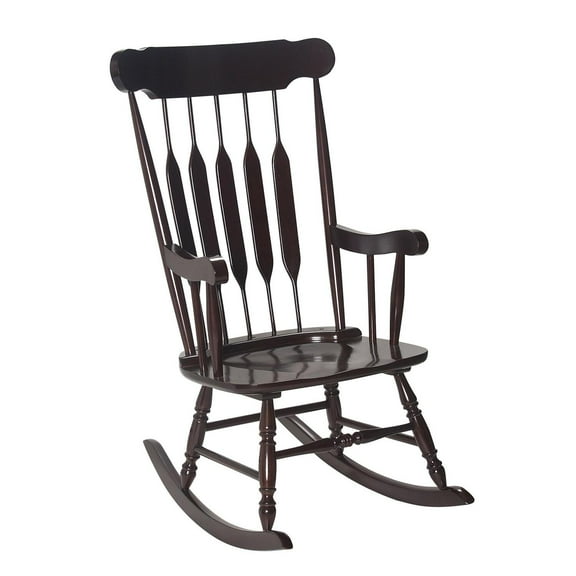 Gift Mark Adult Rocking Chair Espresso Finish