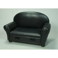 thumbnail image 1 of Gift Mark Child's Upholstered Chaise Lounge w/ Drawer-Color:Black, 1 of 4