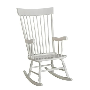 Gift Mark Modern Adult Rocking Chair-Color:White