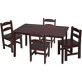 thumbnail image 1 of Gift Mark Table Set with 4 Chairs-Color:Cherry,Shape:Rectangle, 1 of 1