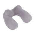 thumbnail image 1 of Gift for Him Matoen Neck Pillow for Travel Provides Support to The Head, Neck, and Chin in Any Sleeping Position on Flights, Car, and at Home, Gray 12.2x12.2 Inch, 1 of 2