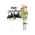 thumbnail image 1 of Gift New Year DIY Decorations Cupcake Ornament Polar Bear Reindeer Merry Xmas Insert Card Christmas Cake Toppers Cartoon Santa Clause 3, 1 of 8