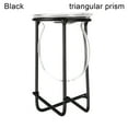 thumbnail image 1 of Gift Nordic Styles Plants Frame Desktop Ornament Iron Geometric Pattern Hydroponic Vase Terrarium Metal Holder Glass Planter BLACK TRIANGULAR PRISM, 1 of 8