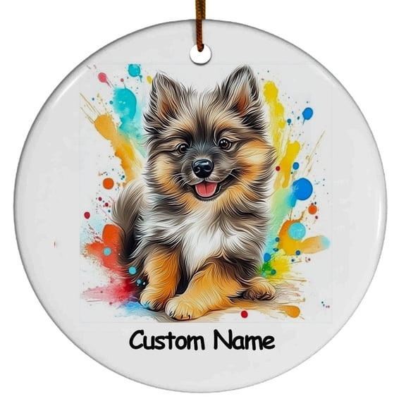 Norwegian Buhund Gift, Personalized Ornament with Name, Gifts for Women, Men, Gift for Dog Lovers, Gifts for Christmas 2025, Christmas Decoration
