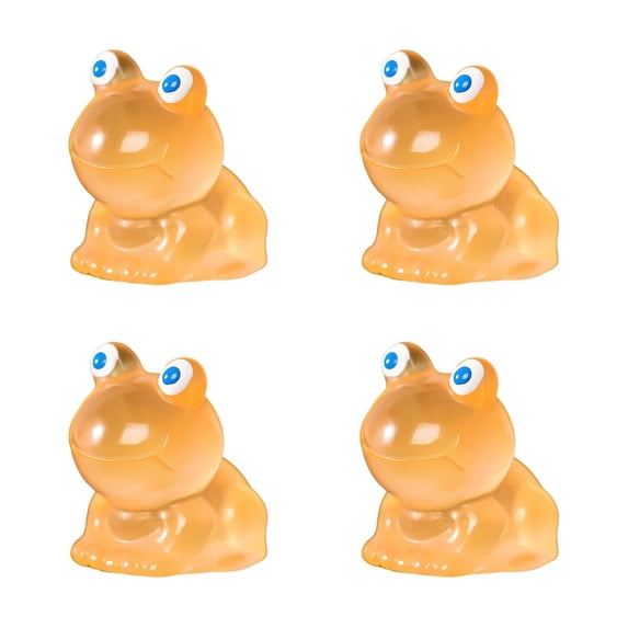 Zenghuiiii Pack Of 200 Mini Garden Decoration Mini Resin Miniature Small Ornaments For Garden Home Office Decoration Glow In The Dark Ornament Christmas