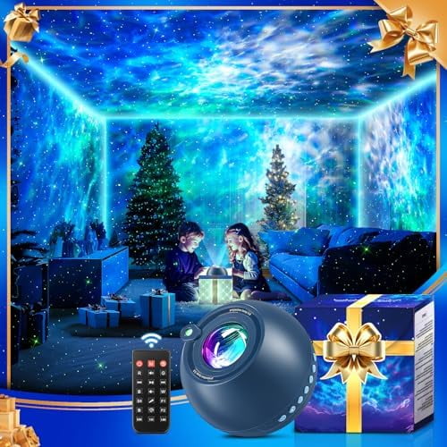 Gift Package & Birthday Gift 15 Colors/ 360 Lighting Modes /15 White Noise/Bluetooth Speaker Galaxy Projector Nebula Projector, Galaxy Lights for Bedroom, Gifts Room Decor for Teen Girls Boys