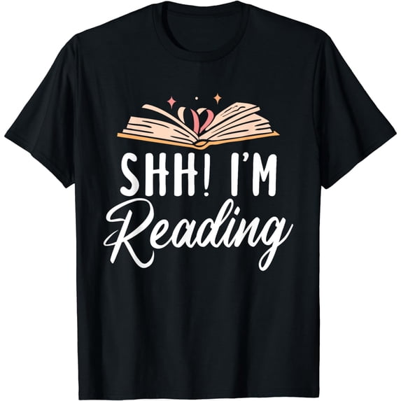 Gift Reader & Library ApparelShh Im Reading Book T-Shirt