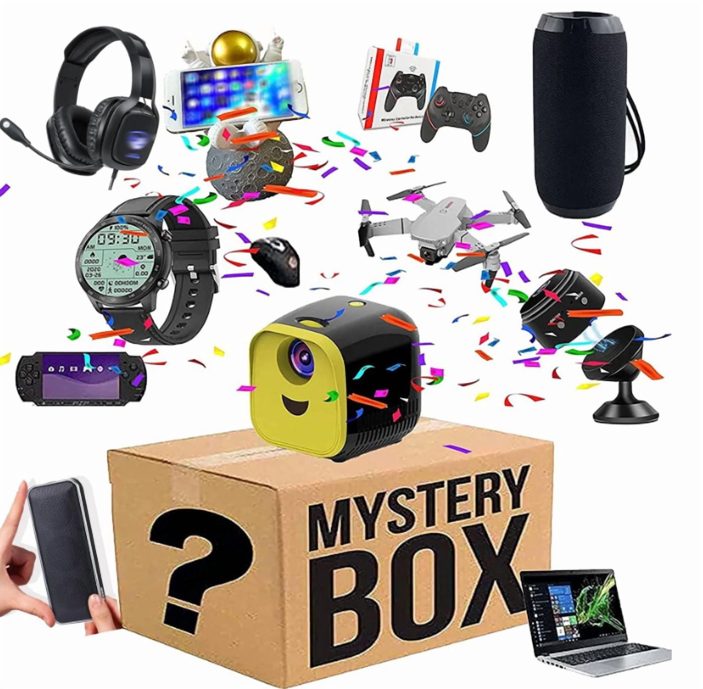Gift Ready Electronics Box – Random Returns of Useful Home Gadgets & Smart Accessories (2‑20 Pieces)
