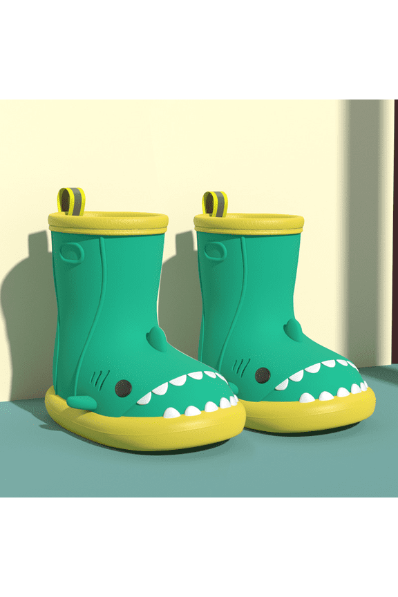 Gift - Ready! Trendy Shark - Inspired Waterproof & Non - Slip Rain Boots for Women - Superb Value with Unique Design at Season - End Promotion