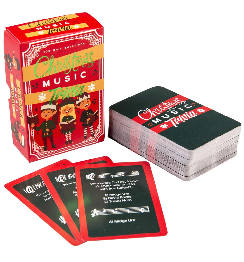 Gift Republic Christmas Music Trivia Cards - Walmart.com