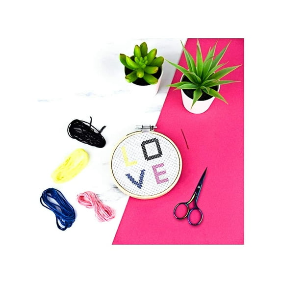 Gift Republic DIY Kits-Cross Stitch, Multi-Coloured, One Size