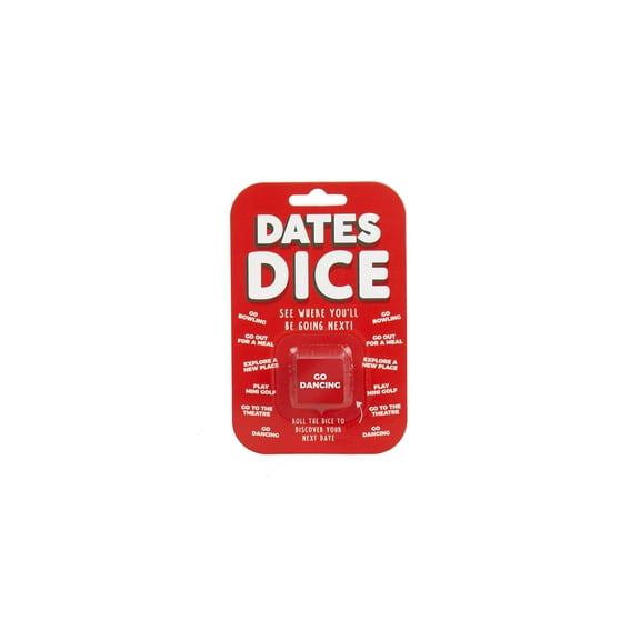 Gift Republic Date Dice, Red