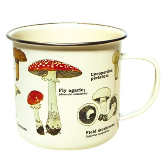 Gift Republic Mushroom Enamel Mug, Multicolor (GR270058)