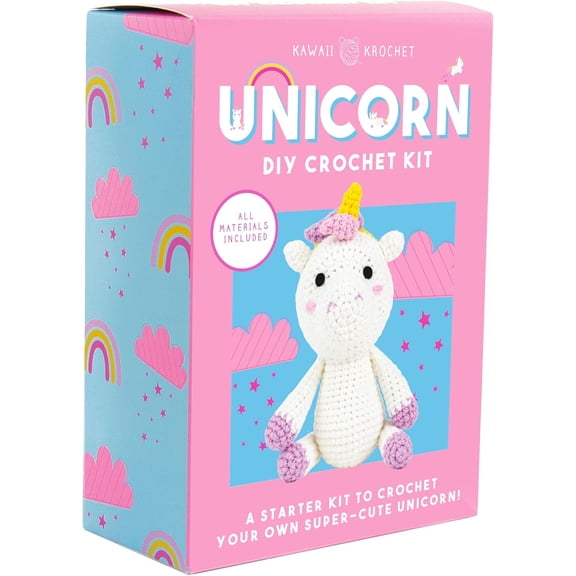 Gift Republic New Kawaii Krochet - DIY Unicorn Crochet Kit