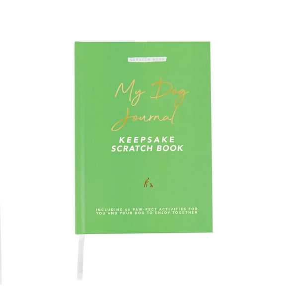 Gift Republic Personalised Dog Journal Scratch Book | Interactive Activity Journal with Scratch-Off Panels | Keepsake Gift for Dog Lovers & Their Pets