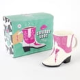 thumbnail image 1 of Gift Republic Pink Cowboy Boot Mug, 10oz Ceramic Coffee Cup, Fun Novelty Gift for Her, Dishwasher & Microwave Safe, 1 of 7
